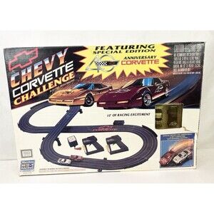 NEW MARCHON CHEVY CORVETTE CHALLENGE 40th Anniversary Racing Set SEALED RARE